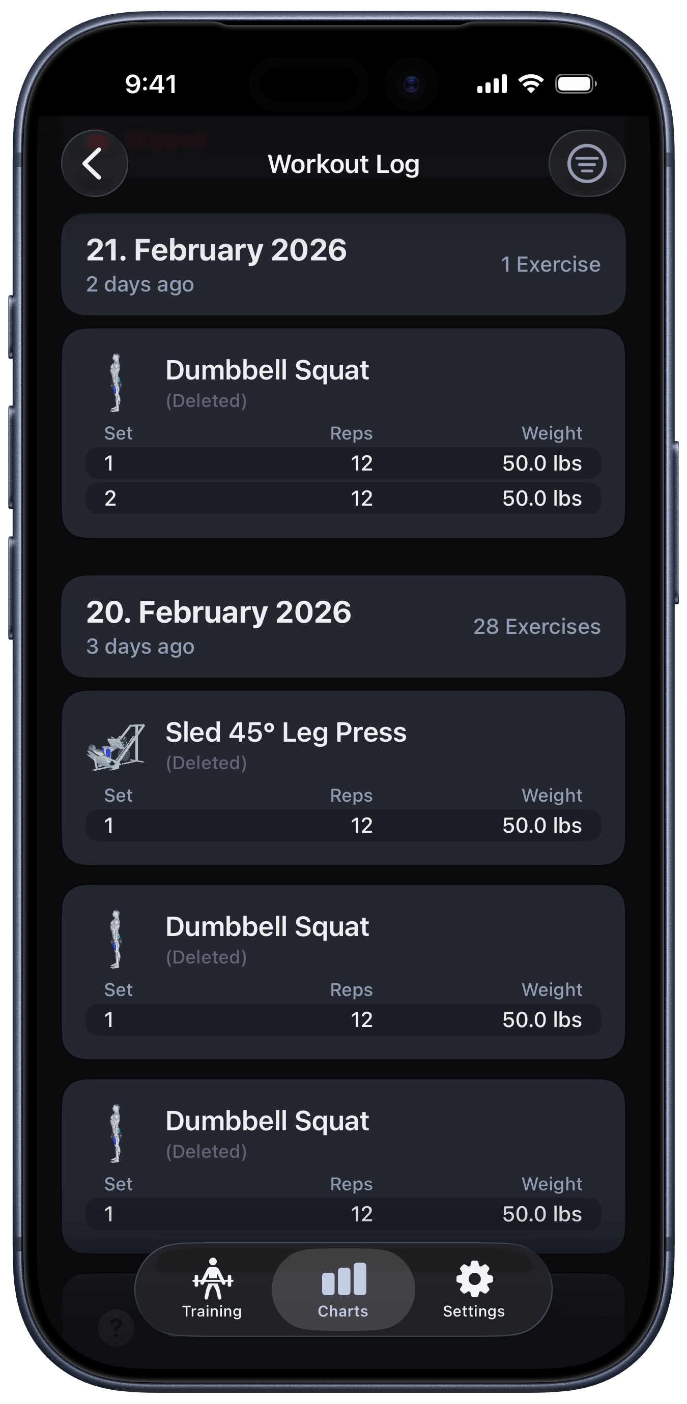VigiGym — Progress